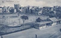 Blankenberghe Tennis Belgium Courts Old Postcard