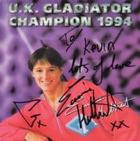 Blaze Eunice Huthart Gladiators TV Show 1994 Champion Hand Signed Photo