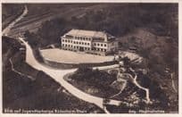 Blick Auf Jugendherberge Rudensheim Rhein Real Photo German Postcard