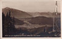 Blick Rosshute Auf Seefeld Und Ober Inntal Austria RPC Postcard