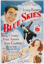 Blue Skies Irving Berlin Fred Astaire French Poster Postcard