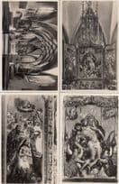 Blutenburg Church Statues Wall Mural 4x Real Photo Postcard s