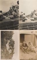 Boating Holiday Margate Kent Picnic 4x Old Real Photo Postcard s