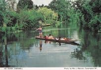 Boats on River Cherwell Sailing Oxford Women's Institute Postcard