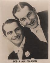 Bob & Alf Pearson Music Hall Variety Show Hand Signed Photo