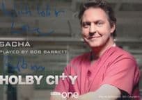 Bob Barrett as Sacha BBC Holby City Hand Signed Cast Card Photo