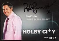Bob Barrett as Sacha Holby City Rare BBC Hand Signed Cast Card Photo
