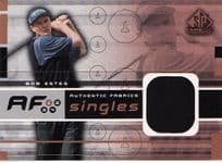 Bob Estes Authentic Fabrics Singles Golf 2003 Upper Deck Worn Shirt Card