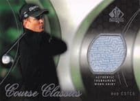 Bob Estes Course Classics 2004 Authentic Tournament Upper Deck Golf Shirt Card