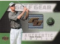 Bob Estes Golf Gear Player Shirt Swatch Upper Deck Card