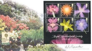 Bob Flowerdew The Royal Horticultural Society LTD 100 Hand Signed FDC