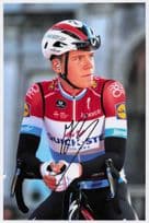 Bob Jungles Luxembourg Cyclist 2018 Tour De Britain 12x8 Hand Signed Photo