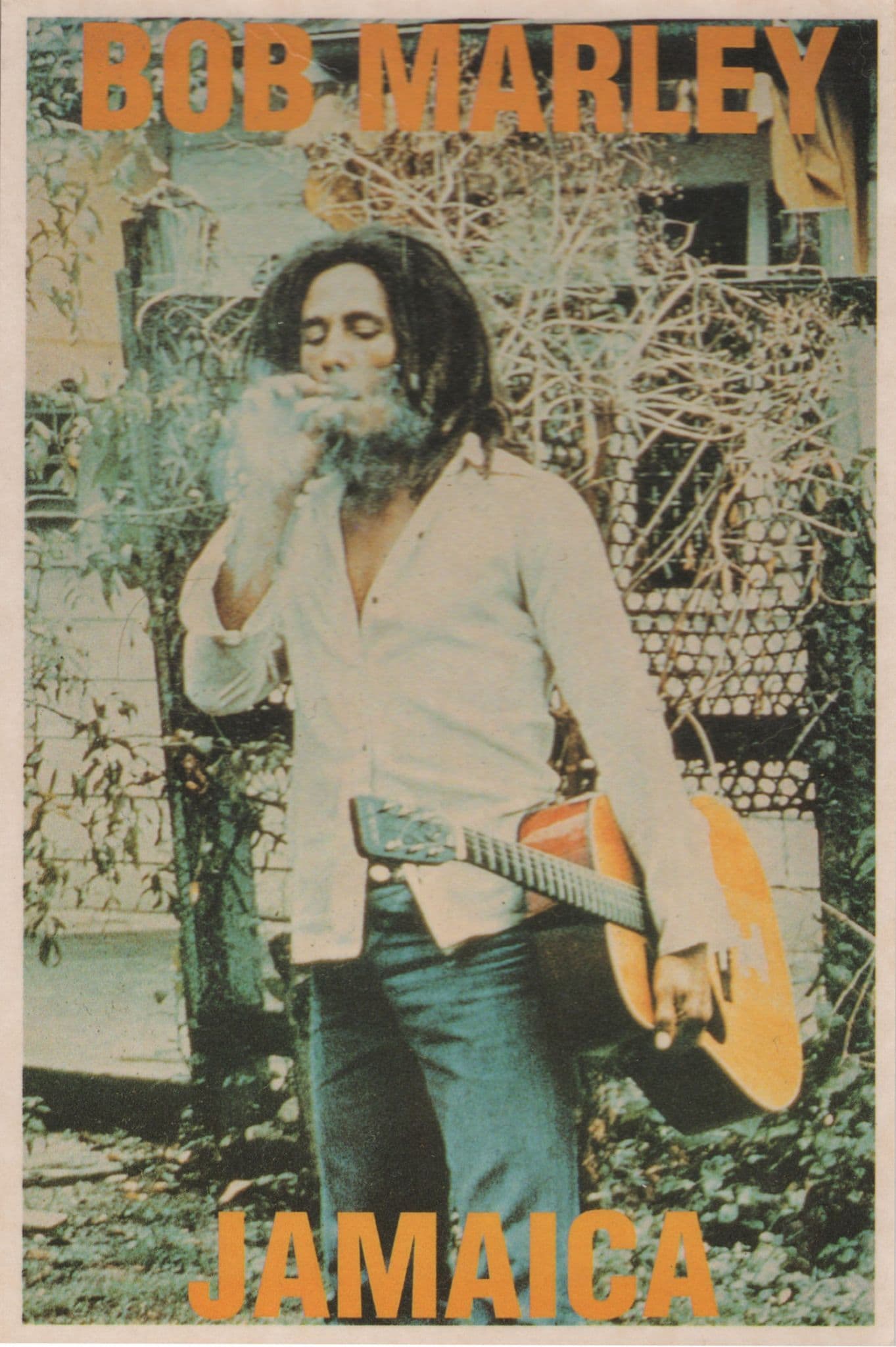 Bob Marley Jamaica Vintage Postcrd