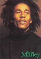 Bob Marley Rare French Reggae Legend Photo Postcard