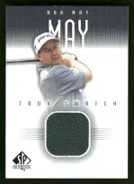 Bob May 2001 Tour Swatch Worn Shirt Golf Rare Limited Edition Card