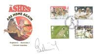 Bob Willis The Ashes Victory 2005 Cricket Hand Signed LTD TO 200 FDC