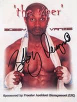 Bobbie Vanzie Boxing Champion Hand Signed Photo
