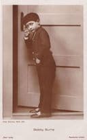 Bobby Burns Laurel & Hardy Child Film Star Old Postcard
