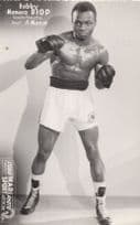 Bobby Kamara Diop African Guinea Boxer Old Publicity Photo Card