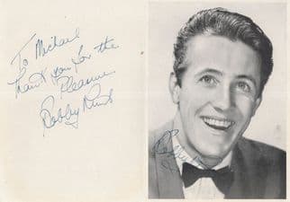 Bobby Limb Australian Comedian Band Leader Hand Signed Photo