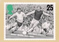 Bobby Moore Football World Cup 1966 Legend First Day Cover Postcard