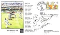 Bobby Parks Roger Tolchard TRIPLE Cricket Hand Signed FDC