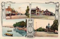 Boksburg Post Office Commissioner Street South Africa Old Postcard