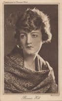 Bonnie Hill Silent Film Actress Old Postcard