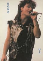 Bono U2 Rare Postcard
