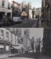 Bootham The Exhibition Pub Tram Route Just Wider Cigar Shop 2x York Postcard s