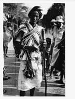 Borana Kenya Man Birth Naming His Child Costume Vintage Africa Photo