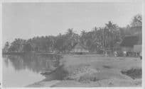 Borneo Malaysia Antique Real Photo Malaya Asian Old Postcard