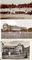 Boscombe Bournemouth Hotel Tennis 3x Old Postcard s