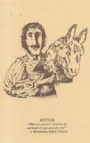 Bottom Shakespeare Play A Midsummers Nights Dream Limited Postcard