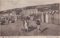 Boulogne Man In Womans Swimsuit Transgender French France Antique Postcard