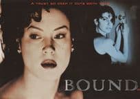 Bound Film Jennifer Tilly Gina Gershon Premiere Advertising Postcard