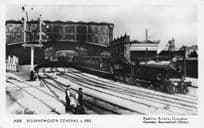 Bournemouth 1905 Old Train Station Pamlin Prints Railway RPC Postcard