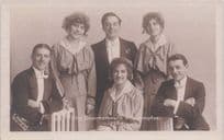 Bournemouth Impromptus Music Hall Band Entertainers Old War WW1 Postcard