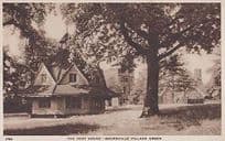 Bourneville Rest House & Village Green Birmingham W Mids Antique Postcard