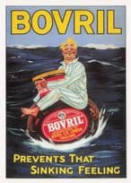 Bovril Prevents That Sinking Feeling Advertising Poster Postcard