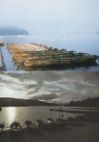 Bowness Rowing Boats & Storm Clouds Cumbria 2x Postcard s