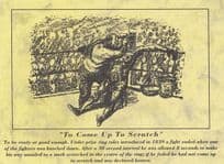 Boxer To Come Up To Scratch Winning Fighter Postcard