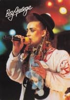 Boy George Culture Club Live In Concert 1984 Postcard