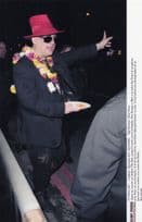 Boy George Hailing Taxi After 2008 London Concert 10x8 PB French Press Photo