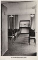 Boy Scouts Chapel at Baden Powell House London Old Real Photo Postcard
