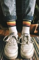 Boys Reebok Classic 1980s Trainers By Loud Socks Plain Back Postcard