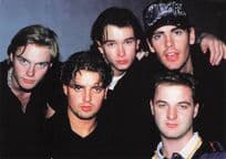 Boyzone Boy Band Rare Music Pyramid Vintage Photo Postcard