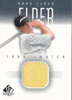 Brad Elder 2001 Tour Swatch Worn Shirt Golf Rare Limited Edition Card