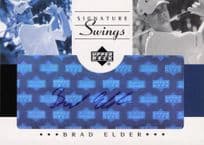 Brad Elder Signature Swings Hand Signed 2002 SP Golf Autograph Card