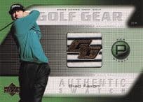 Brad Faxon Golf Gear Player Shirt Swatch Upper Deck Card